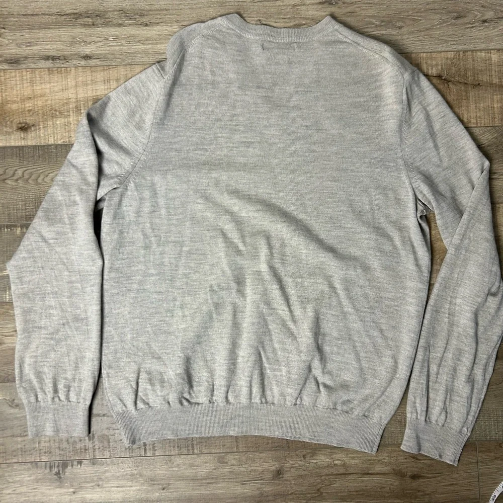 Banana Republic - Extra Fine 100% Merlino - Light Gray Crewneck Sweater